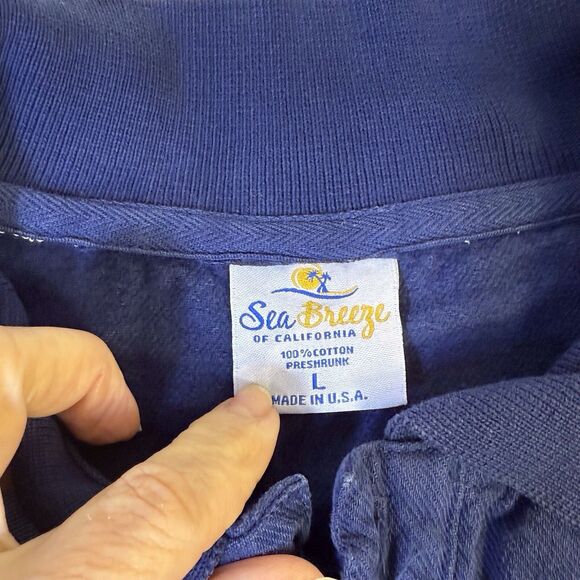 Vintage SeaBreeze of California Lot of 3 Beach Cover-Up Pullover Oversized Top M - Picture 5 of 10